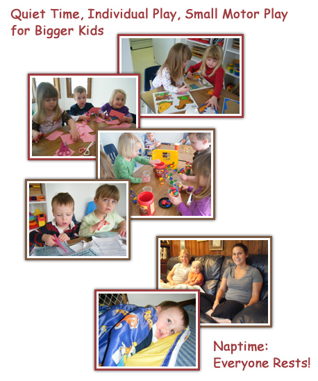 bigger kids play - naptime